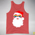 Santa’s Gilbert Baker LGBTQ Pride Flag Shades Premium Tank Top - Red Triblend