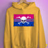 Bisexual Pride Pirate Flag Hoodie - Mustard