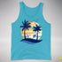 Drag Pride Hammock Summer Beach Sunset Premium Tank Top