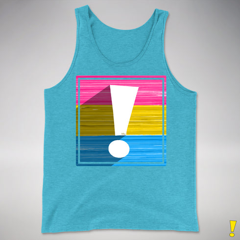 Pansexual Pride Flag Exclamation Point Premium Tank Top