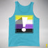 Nonbinary Pride Flag Exclamation Point Premium Tank Top