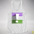 Genderqueer Pride Flag Exclamation Point Racerback Tank