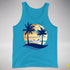 Bigender Pride Hammock Summer Beach Sunset Premium Tank Top