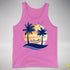 Queer Pride Hammock Summer Beach Sunset Premium Tank Top