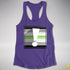 Agender Pride Flag Exclamation Point Racerback Tank - Purple