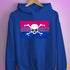 Bisexual Pride Pirate Flag Hoodie - Royal Blue