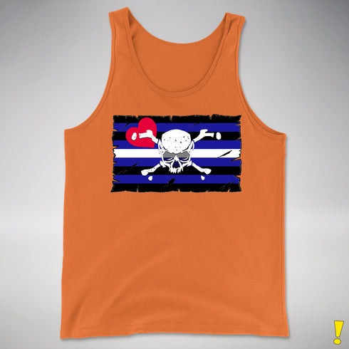 Leather Pride Pirate Flag Premium Tank Top