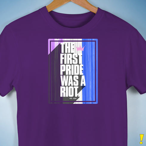 The First Pride Was a Riot - Drag Pride Premium Unisex T-Shirt
