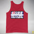 Assume Nothing Leather Pride Flag Premium Tank Top