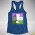 Genderqueer Pride Flag Exclamation Point Racerback Tank