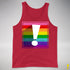 Original LGBTQ Pride Flag Exclamation Point Premium Tank Top