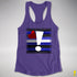Leather Pride Flag Exclamation Point Racerback Tank
