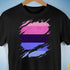 Omnisexual Pride Flag Ripped Reveal Premium Unisex T-Shirt
