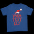 Personalized Elf Family Youth Tee - Royal Blue