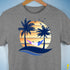 Drag Pride Hammock Summer Beach Sunset Premium Unisex T-Shirt