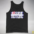 Assume Nothing Leather Pride Flag Premium Tank Top