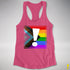 LGBTQ Progress Pride Flag Exclamation Point Racerback Tank