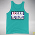 Assume Nothing Leather Pride Flag Premium Tank Top