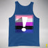 Genderfluid Pride Flag Exclamation Point Premium Tank Top