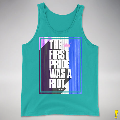 The First Pride Was a Riot - Drag Pride Premium Tank Top