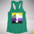 Nonbinary Pride Flag Exclamation Point Racerback Tank