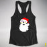 Santa’s Twink Pride Flag Shades Racerback Tank - Black