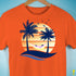 Twink Pride Hammock Summer Beach Sunset Premium Unisex T-Shirt