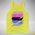 Omnisexual Pride Flag Ripped Reveal Premium Tank Top