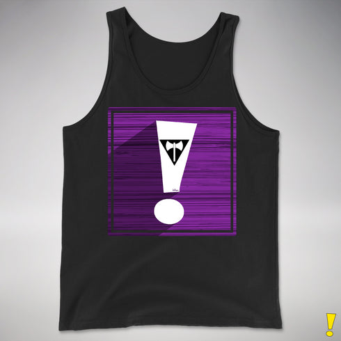 Lesbian Labrys Pride Flag Exclamation Point Premium Tank Top