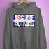 Assume Nothing Leather Pride Flag Hoodie