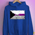 Demisexual Pride Pirate Flag Hoodie - Royal Blue