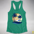 Drag Pride Hammock Summer Beach Sunset Racerback Tank