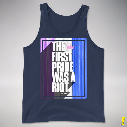 The First Pride Was a Riot - Drag Pride Premium Tank Top
