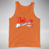 Believe Bigender Pride Flag Jingle Bell Premium Tank Top - Orange