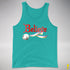 Believe Twink Pride Flag Jingle Bell Premium Tank Top - Teal