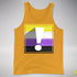 Nonbinary Pride Flag Exclamation Point Premium Tank Top