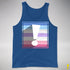 Bigender Pride Flag Exclamation Point Premium Tank Top - Royal Blue