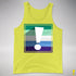 Gay Male Pride Flag Exclamation Point Premium Tank Top