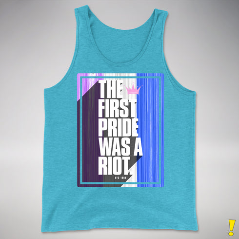 The First Pride Was a Riot - Drag Pride Premium Tank Top