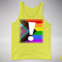 LGBTQ Progress Pride Flag Exclamation Point Premium Tank Top