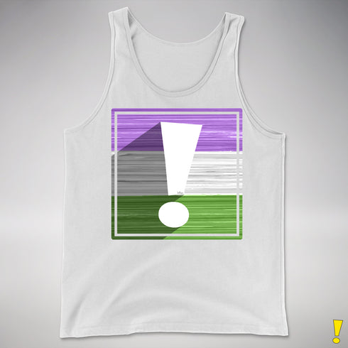 Genderqueer Pride Flag Exclamation Point Premium Tank Top