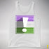 Genderqueer Pride Flag Exclamation Point Premium Tank Top