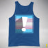 Transgender Pride Flag Exclamation Point Premium Tank Top