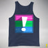 Polysexual Pride Flag Exclamation Point Premium Tank Top