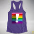 Original LGBTQ Pride Flag Exclamation Point Racerback Tank