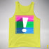 Polysexual Pride Flag Exclamation Point Premium Tank Top