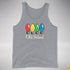 Old School Vintage Christmas Lights Tank Top - Grey Heather