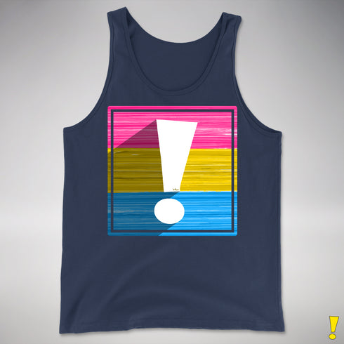 Pansexual Pride Flag Exclamation Point Premium Tank Top