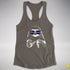 Pride Sloth Leather Flag Sunglasses Racerback Tank