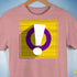 Intersex Pride Flag Exclamation Point Premium Unisex T-Shirt - Mauve Heather